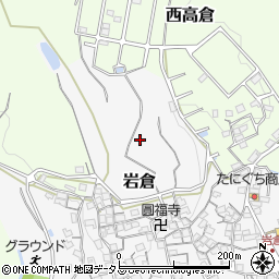 三重県伊賀市岩倉周辺の地図