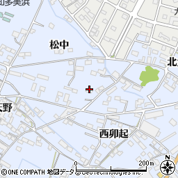 愛知県知多郡美浜町奥田松中11-1周辺の地図
