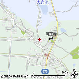 寺田公民館周辺の地図