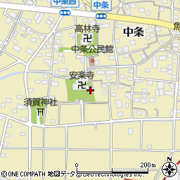 臨済宗　方廣寺派　安楽禅寺周辺の地図