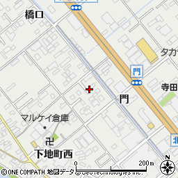愛知県豊橋市下地町門71周辺の地図
