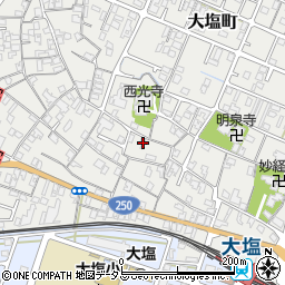 兵庫県姫路市大塩町250周辺の地図