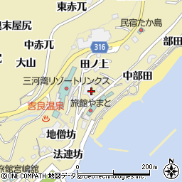 愛知県西尾市吉良町宮崎中道下周辺の地図