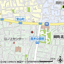 大阪府豊中市宝山町2-27周辺の地図