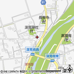 静岡県袋井市深見1724周辺の地図