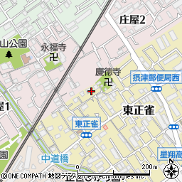 大阪府摂津市東正雀14周辺の地図