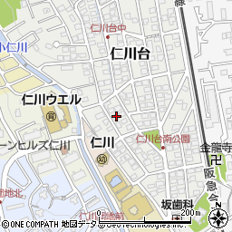 兵庫県宝塚市仁川台126周辺の地図