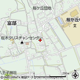 静岡県掛川市富部972-1周辺の地図