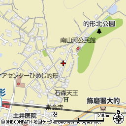 兵庫県姫路市的形町的形301周辺の地図