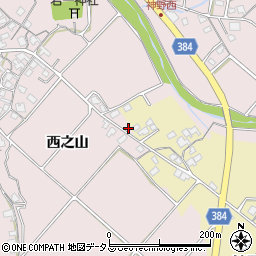 兵庫県加古川市神野町西之山562周辺の地図