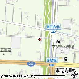 静岡県浜松市中央区東三方町271周辺の地図