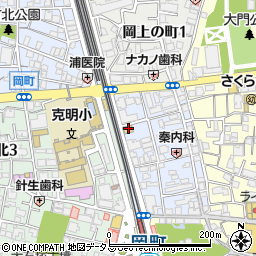 セブンイレブン豊中岡町東店周辺の地図