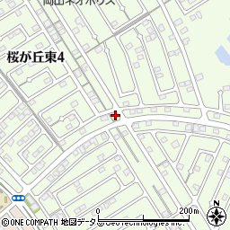 岡山県赤磐市桜が丘東4丁目4-40周辺の地図