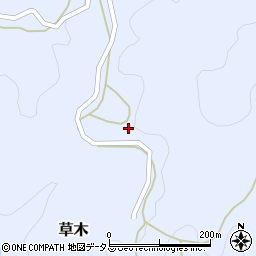広島県神石郡神石高原町草木1006周辺の地図