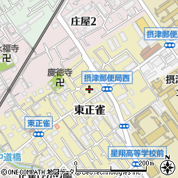大阪府摂津市東正雀16周辺の地図