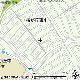 岡山県赤磐市桜が丘東4丁目4-50周辺の地図