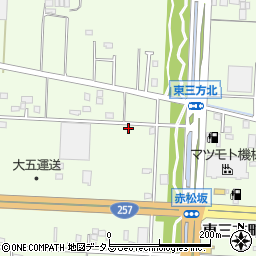 静岡県浜松市中央区東三方町264周辺の地図