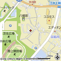 広島県三次市東酒屋町496周辺の地図