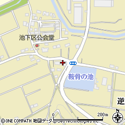 静岡県掛川市逆川342周辺の地図