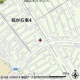 岡山県赤磐市桜が丘東4丁目4-62周辺の地図