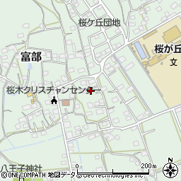 静岡県掛川市富部970周辺の地図