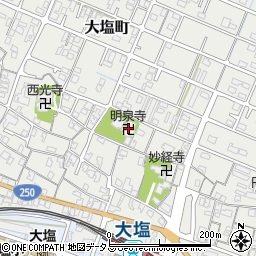 兵庫県姫路市大塩町358周辺の地図