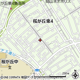 岡山県赤磐市桜が丘東4丁目4-29周辺の地図