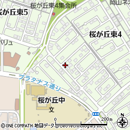 岡山県赤磐市桜が丘東4丁目4-193周辺の地図