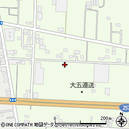 静岡県浜松市中央区東三方町251周辺の地図