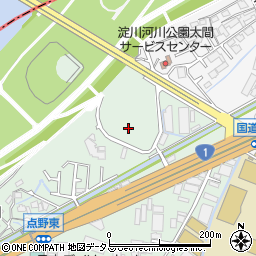 大阪府寝屋川市点野1丁目17周辺の地図