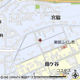 静岡県掛川市宮脇119-2周辺の地図