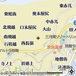 愛知県西尾市吉良町宮崎東長嶺周辺の地図