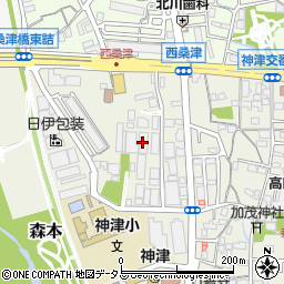 住化カラー大阪工場周辺の地図