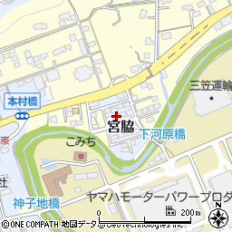 静岡県掛川市宮脇234-10周辺の地図