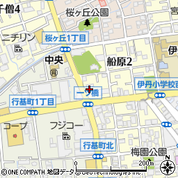 兵庫県伊丹市船原2丁目3-9周辺の地図