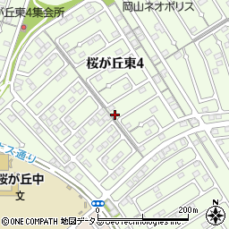 岡山県赤磐市桜が丘東4丁目4-65周辺の地図