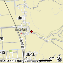 京都府木津川市山城町綺田山口16周辺の地図