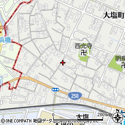 兵庫県姫路市大塩町245周辺の地図