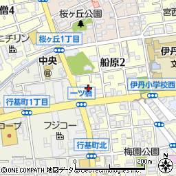 兵庫県伊丹市船原2丁目3周辺の地図