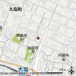 兵庫県姫路市大塩町152周辺の地図