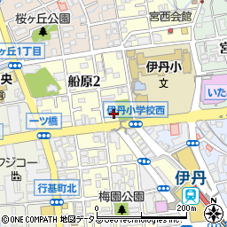 兵庫県伊丹市船原2丁目1-5周辺の地図