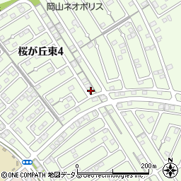 岡山県赤磐市桜が丘東4丁目4-125周辺の地図