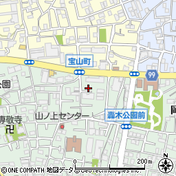 大阪府豊中市宝山町3-37周辺の地図