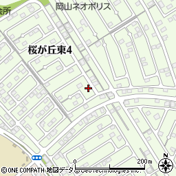 岡山県赤磐市桜が丘東4丁目4-61周辺の地図