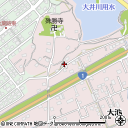 静岡県掛川市大池307周辺の地図