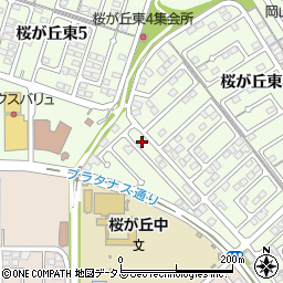 岡山県赤磐市桜が丘東4丁目4-165周辺の地図