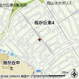 岡山県赤磐市桜が丘東4丁目4-30周辺の地図