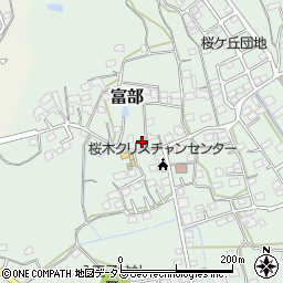 静岡県掛川市富部927-1周辺の地図