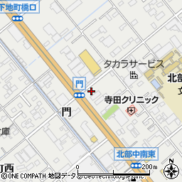 岡崎信用金庫下地支店周辺の地図