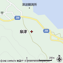 東京都大島町泉津河内周辺の地図